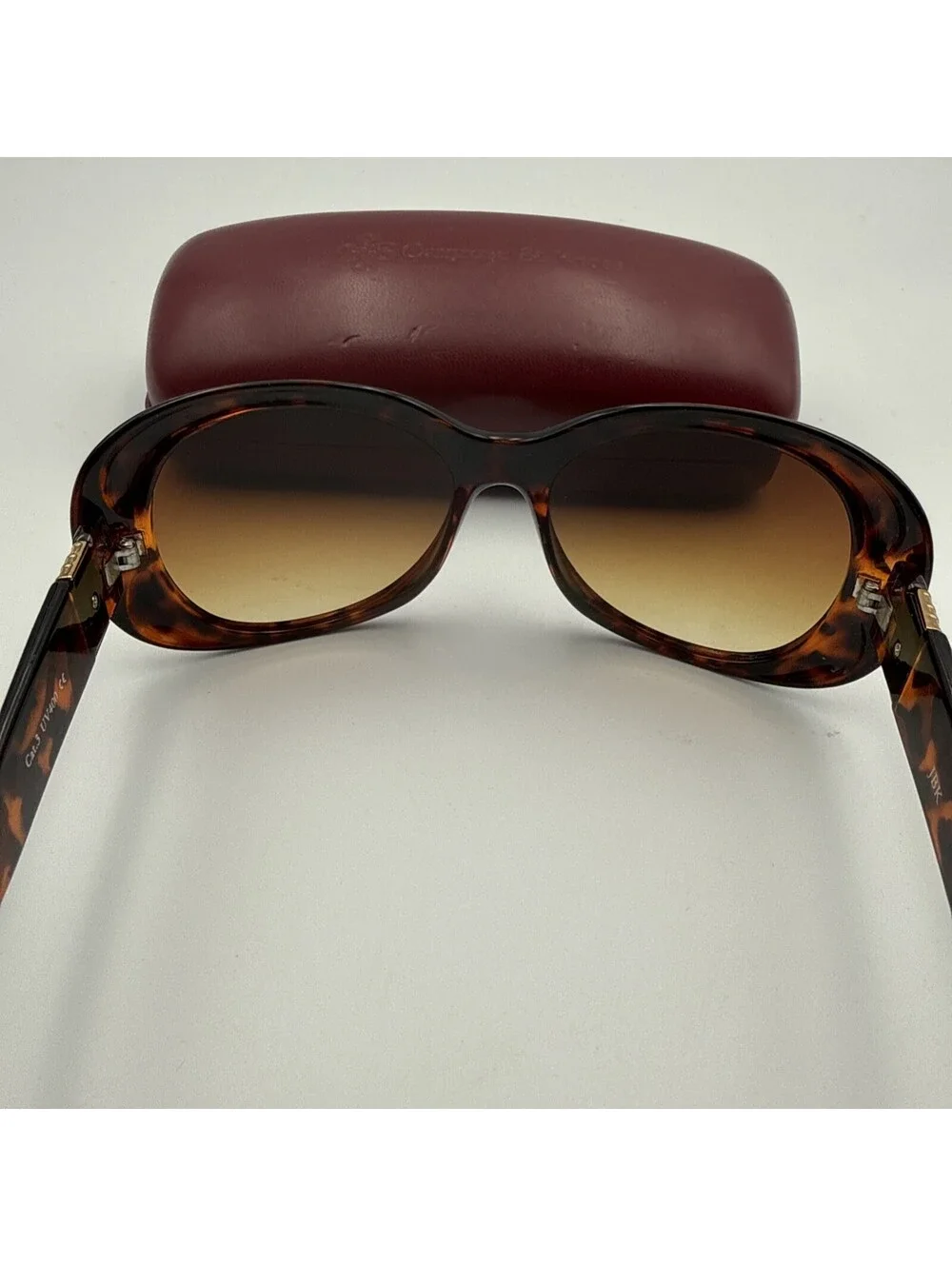 VTG Camrose & Kross Jackie Kennedy Tortoise Sunglasses In Case & Papers